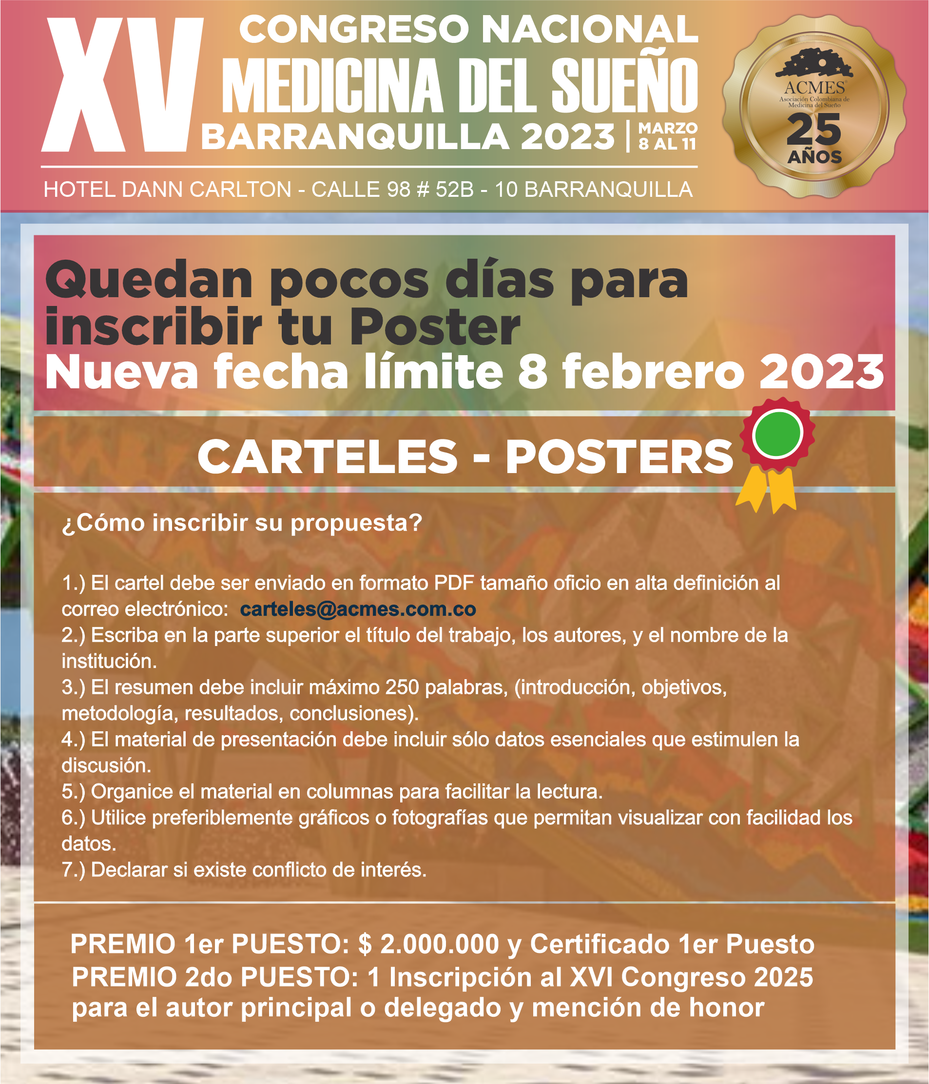 nueva fecha POSTERS