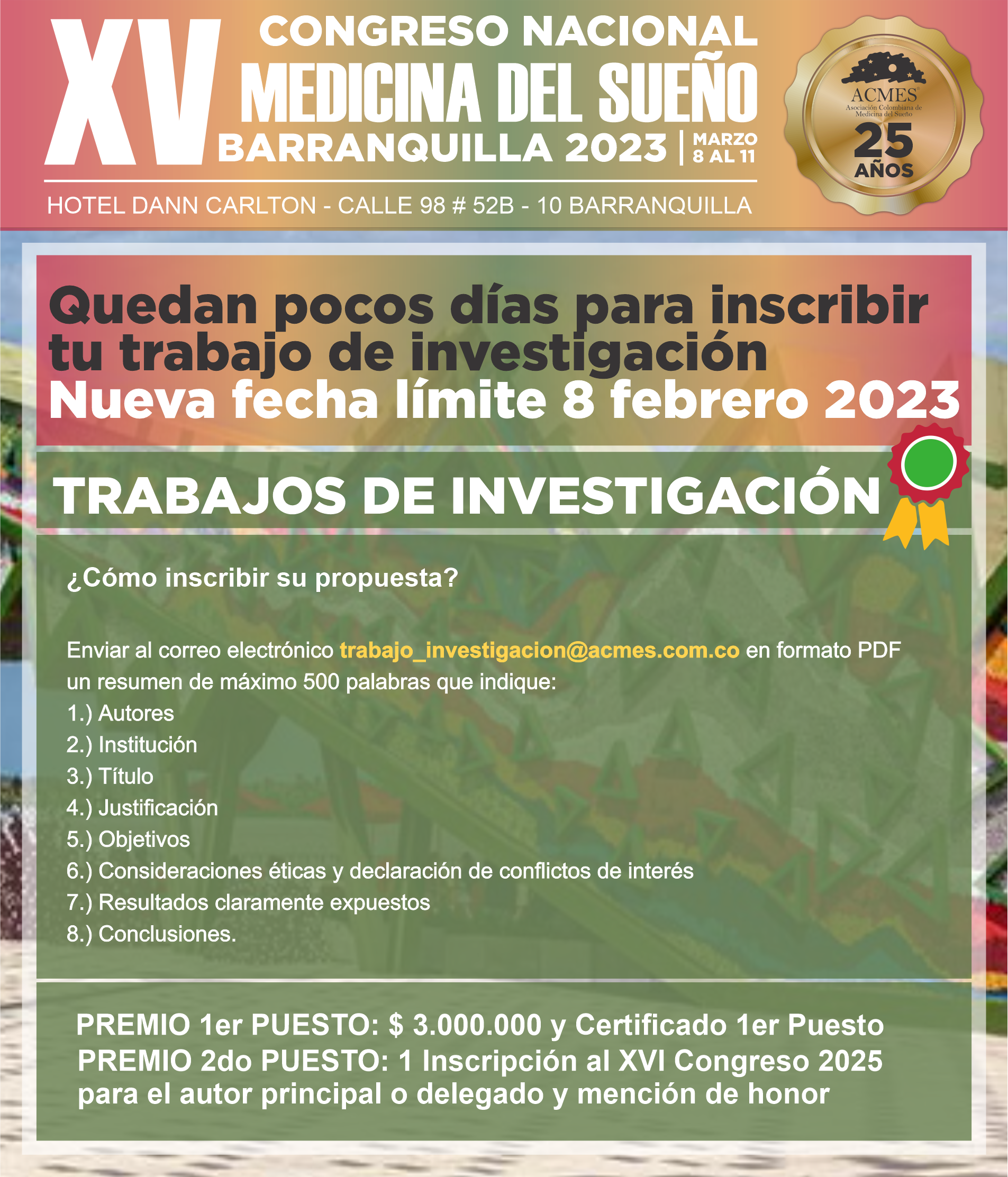 nueva fecha TRABAJOS INVESTIGACION